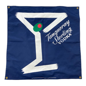 Tanqueray Flag Barware Dble Side 34x34.5